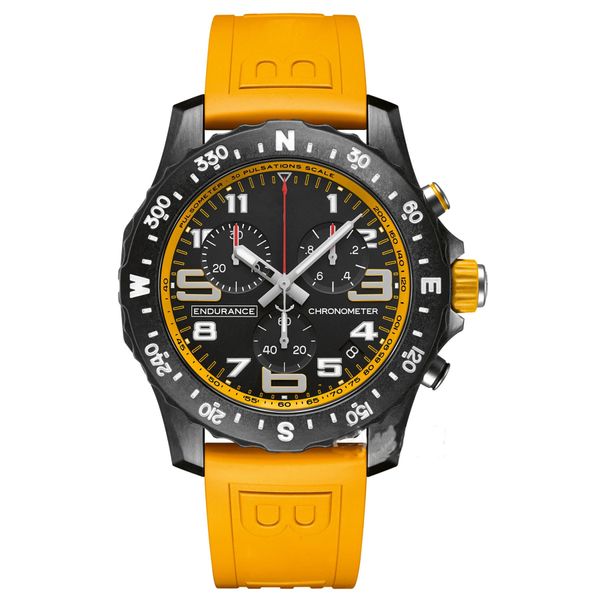Reloj deportivo Correa Montre Avenger Reloj Cronógrafo Endurance Pro 44 mm Relojes de cuarzo Movimiento verde Relojes de diseño de lujo