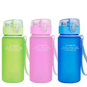 Bouteille d'eau de sport pour sac de course Camping randonnée bouteille de boisson pour l'eau 350-400 ml Tritan verres en plastique sans BPA Y0915