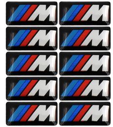 Insignia de rueda deportiva, emblema 3D, pegatinas con logotipo para bmw M Series M1 M3 M5 M6 X1 X3 X5 X6 E34 E36 E6, pegatinas de diseño de coche