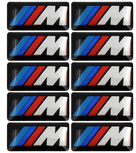 Badge de roue de Sport, autocollant d'emblème 3D, Logo pour bmw série M M1 M3 M5 M6 X1 X3 X5 X6 E34 E36 E6, autocollants de style de voiture