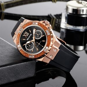 Reloj de pulsera deportivo de lujo para regalo de San Valentín, relojes de pulsera analógicos de cuarzo con Gel de gelatina de silicona Unisex, reloj para mujer 240112