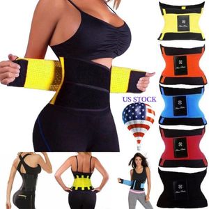 Sport yoga shirt vrouwen hete taille trainer body shaper modellering riem onderbust riem gym loopt jogging brandwond vet body shaper 2812