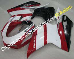 Piezas de carenado de moto deportiva para Ducati Shell 1098S 848 1098 2007 2008 2009 2010 2011 1198 carenado de motocicleta (moldeo por inyección)
