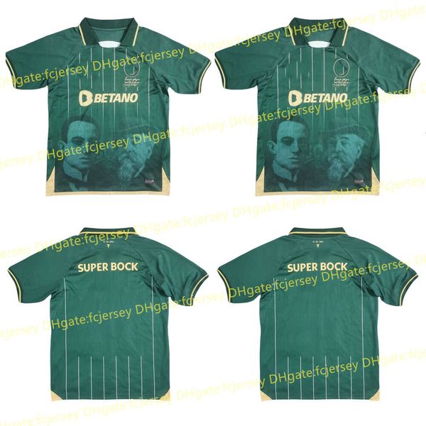 Sporting 24 25 Lisboa camisetas de fútbol CP Ronaldo Lisboa Jovane Sarabia Vietto COATES ACUNA Stromp Men Kit Clube De Football Shirt 2024 2025 Especial