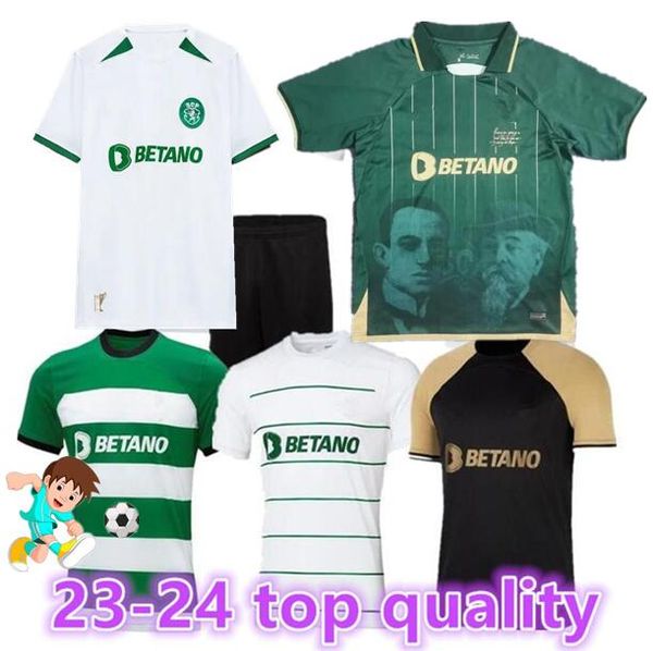 2025 Sporting CP 23/24 Lisboa Soccer Jerseys Lisbon Special Coates Mathieu Jovane Sarabia Vietto 2024 Sporting Clube de Football Shirt Men Kit Maillot Third Away8899