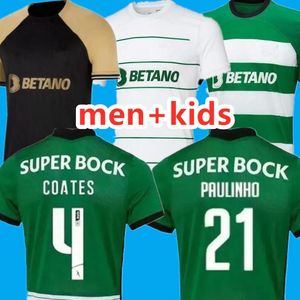 Sporting CP 23 24 Lisboa voetbalshirts Home Blue Lissabon Special Jovane Sarabia Vietto 2023 2024 Ronaldo Maillot Jersey Sporting Clube de voetbalshirt Men Kids Kit