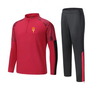 Sporting de Gijon Hommes adultes enfants costume d'entraînement de loisirs sports de plein air loisirs costume de sport course lente vêtements de sport sweat-shirt de rue