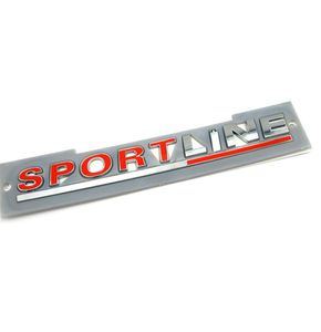 Sportline Badge Emblem Decal Boot Boot couvercle Porte arrière Tailgate Trunk Sign Logo Decal pour VW Transporter Emblem Caddy2174658