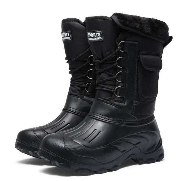 Sports 657 Chaussures imperméables du printemps extérieures pour hommes Light Rain Fishing Fishing Winter Snow Work Boots 231018