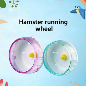Accessoires sportifs pour petit animal jouet de compagnie de compagnie hamster exercice exercice calme spinner homogène cobyre coulant roues roues cage