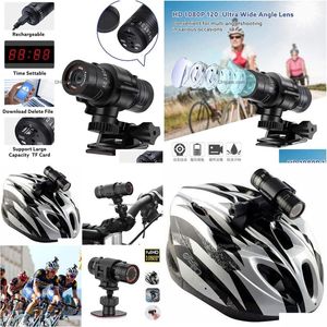 Sports Action Video Cameras 1080P Camera Camcorder Waterproof Mini Outdoor Bike Motorcycle Helmet Hd 12M Pixels Dv Car Recorder 23 Dhcfr