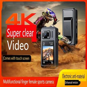 Sports Action Video Cameras 360 degrés Panoramic Thumb Action Camera Motorcycle Ride Recorqueur Absorbant Recordance Video Recorder J240514