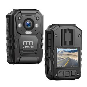 Sportactievideocamera's CammPro i826 Body Cam 1296P HD 128GB Premium draagbare gedragen camera Recorder IP66 Waterdicht met GPS Nachtzicht 231212