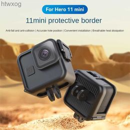 Caméras vidéo d'action de sport pour Hero 11, mini cadre de protection/Cage de lapin, accessoires de caméra de sport YQ240119