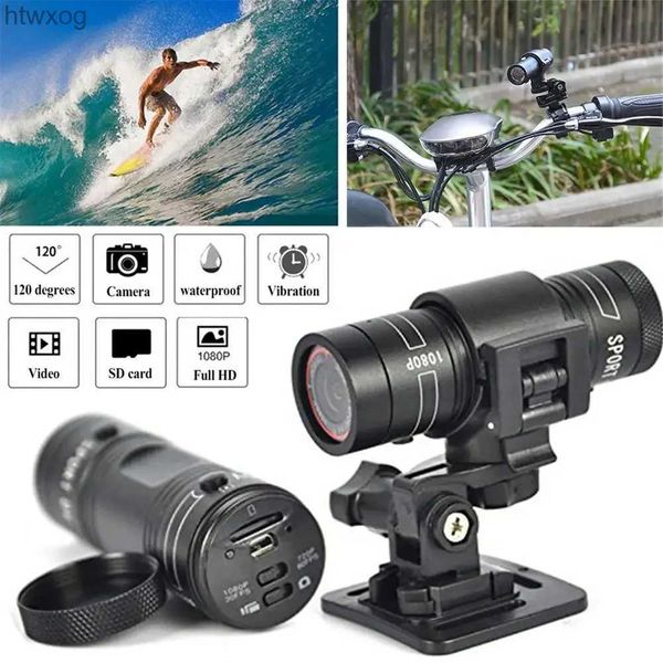 Cámaras de video de acción deportiva Full HD 1080P Mini cámara Motocicleta Bicicleta de montaña Casco de bicicleta DVR Grabador de cámara YQ240119