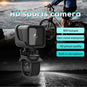 Sports Action Video Cameras Haute définition WiFi WiFi AraproofParm Camera with hotspot portable sportive mini moto caméra et enregistreur de conduite de vélo J240514