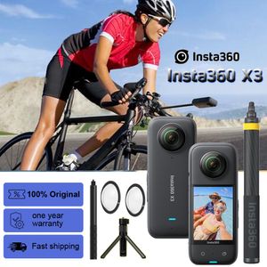 Cámaras de video de acción deportiva EN Stock Insta360 X3 57K 10M Estabilización de estado de flujo a prueba de agua 360 4K SingleLens Insta 360 230225