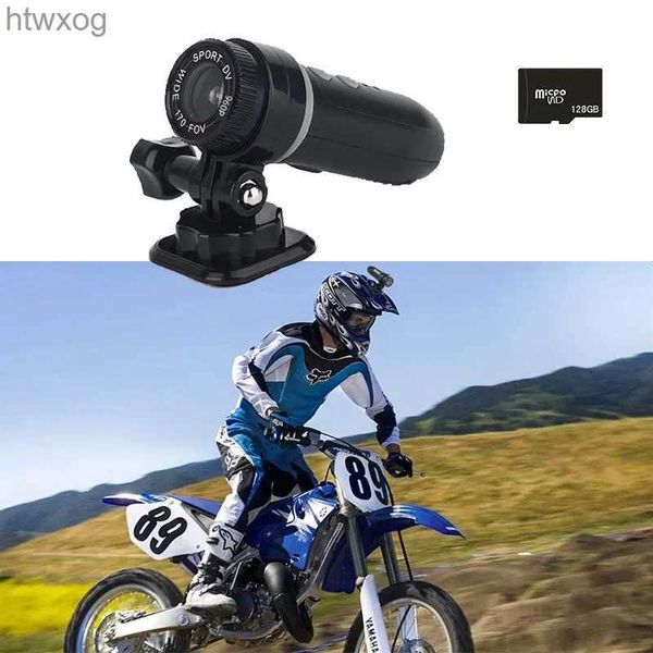 Caméras vidéo d'action sportive Caméscope de moto Enregistrement en boucle Caméra de casque de moto pour voiture vélo Activités de plein air Enregistreur DV de sport étanche YQ240119