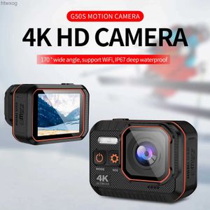 Caméras vidéo d'action sportive Nouvelle caméra de sport Ultra HD 4K 1080P 60 Fps casque étanche Go Sport Pro Hero 5 Cam télécommande écran 2 pouces caméra de sport YQ240129