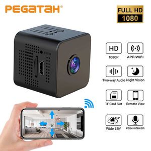 Sports Action Video Cameras Pegatah 1080p Mini WiFi Camera Night Vision Motion Motion Camera Camera Visual Remote Control Control Monitable Portable Wireless Mini Camera J240