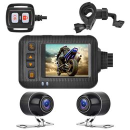 Cameras vidéo d'action sportive SE20 1080p Motorcycle Drivant Enregistreur ARRIÈRE ET ARRIÈRE CAMERA Affichage 2 pouces Affichage Dual Channel Enregistreur vidéo DVR Système J240514