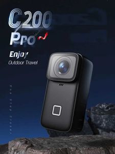 Sports Action Video Cameras SJCAM C200 Pro 4K Action Camera avec corps portable 5m Imperpose FHD 6-AXIS VIDEO VIDEO 5G WiFi Night Vision Sports DV J240514
