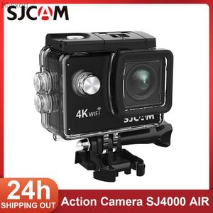 Caméras vidéo d'action sportive SJCAM SJ4000 AIR caméra d'action moto casque de vélo étanche Anti-secousse HD caméras d'action vidéo de sport YQ240129