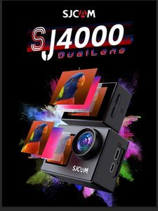 Sports Action Video Cameras SJCAM SJ4000 Double écran 4K ACTION CAME 30M ARRÉPRÉPROPRE 2,4G WIFI ANTI-THAKE SPORTATION ACCIRAS CHEMPS MOTOCYLYE CASHET J240514