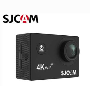 Sports Action Video Cameras SJCAM SJ4000 Air Action Action Camera 4K 30PFS 1080P 4X Zoom WiFi Motorcycle Casque étanché