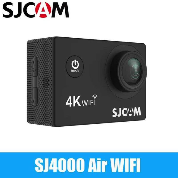 Sports Action Video Cameras SJCAM SJ4000 AIR 4K ACTION CAME CAME FULL HD ALLWINNER 4K 30FPS WIFI SPORT DV 2,0 pouces Écran mini casque Sports Sports DV J240514