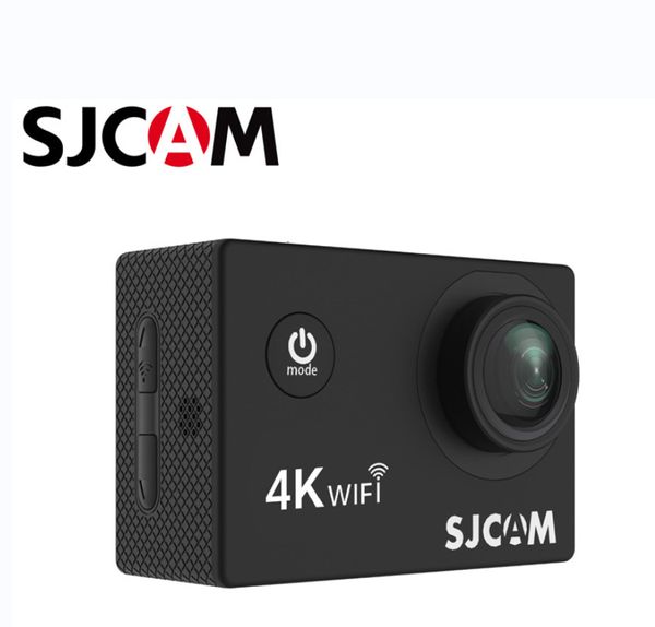 Caméras vidéo d'action sportive SJCAM SJ4000 AIR caméra d'action 4K 30PFS 1080P 4x Zoom WIFI moto casque de vélo étanche caméra de sport caméras d'action vidéo 230904