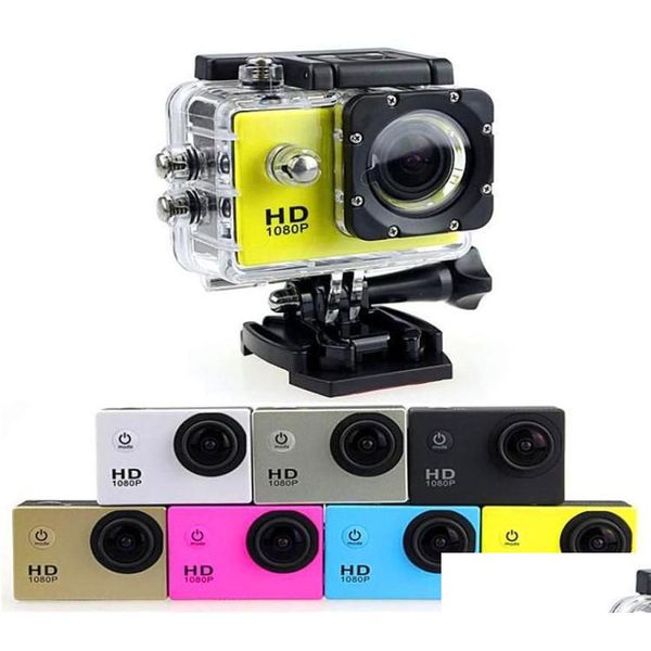 Caméras vidéo d'action sportive Caméra de sport SJ 4000 1080P 2 pouces LCD FL HD sous étanche 30M Sport Dv Recording6890315 Caméras Phot Otnd1