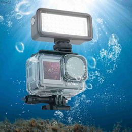 Caméras vidéo d'action sportive Sunnylife pour 10 lumières de remplissage de plongée mini LED étanche vlog lumière de photographie pour accessoires de caméra de sport DJI Action3-G YQ240119