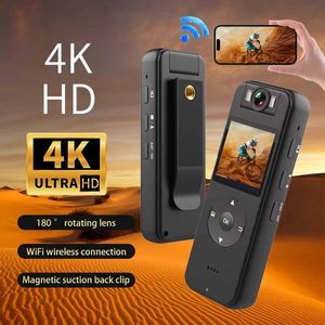 Sports Action Video Cameras Ultra High Definition 4K Camera Wiless Wi-Fi Hotspot Law Enforcement Camera Motorcycle Riding Camera Mini Sports Camera J240514