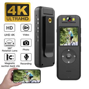 Sports Action Video Cameras Ultra High-définition 4K Mini WiFi Camera Portable Small Digital Video Recorder Police Camerie infrarouge Vision nocturne Micro Camera J24051