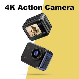 Sports Action Video Cameras Viran Mini 4k / 60fps Go HD Action Camera Pro 20MP WiFi 170D 10m HELMET VIDÉO VIDÉO CAME CAMERIE SPORT DV J240514