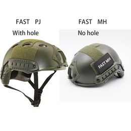 Sport Airsoft Militaire snelle PJ MH Tactische helm Rij Cover Cover Casco Accessoires Hunting CS Face Mask Gear Helm klimmen