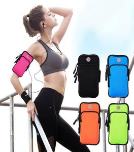 Sportarmband Case Cover Running Jogging Arm Band Holder Holder Bag voor 46 inch Universal voor iPhone X XS Max 8 7Plus Smartphone8985428