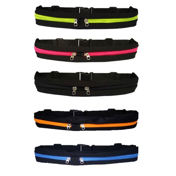 Sac de sport Running Waistpacks Outdoor Jogging Cyclisme Étanche Réglable Anti-vol Pack Sport Ceinture Sac Mode