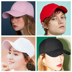 Gorra de béisbol deportiva para hombres y mujeres, sombreros de diseño clásico, correa lisa para exteriores, sombrero ajustable en la espalda, alta calidad 287G