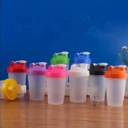 Sportfles Shaker Mixerfles Plastic Shaker-fles Sport Fitness Lekvrije Shaker-waterflessen Draagbaar Outdoor Atleetbekers C826 ZZ