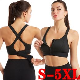 Soutien-gorge de sport Crop Top Fitness Femmes Sportswear Féminin Sport Top Bras Pour Fitness Gym Femme Sous-Vêtements Sport Run Bra Top S-5XL 240318