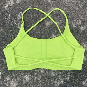 Sport beha vrouwen kruisbanden gym workout crop top sexy yoga vest hoge impact fiess bralette push -up hardlopen gevulde ondergoed beb8ab