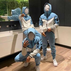 Sportmerk Tracksuits Mens Tech Fleece Jacket Broekpak NK Designer Tracksuit Men Men Dames Hoodie Heetpants Space Cotton Zipper Jackets Fashion Hood