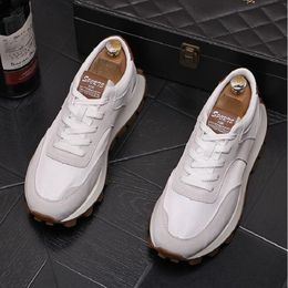 Sports Casual Tide Style Summer Souffable Version coréenne Splicing Trendy Non-Slip Young Men's Shoes D2H26 FC3E6