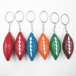 Sport Collectable Mini American Football Sleutelhanger Mode Sleutelhanger Auto Ornament Tas Hanger Creative Gift