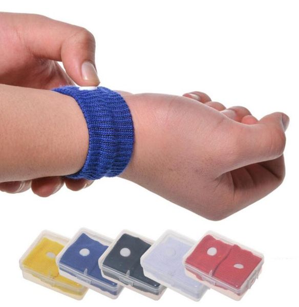 Sports Safety Safety Support Muñe de viaje Anti Nausea Car Seasick Anti Motion Sea Motion Motion Mother Wrist Bands Str7029202