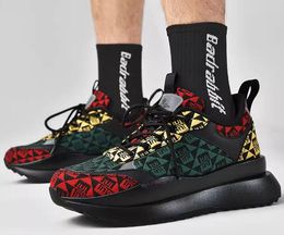 Designer sportif Fiess Men Platform Chaussures Plaid Plaid Fashion Party Travel Travel School Casual Shoe Lace Up Sweat Absorption