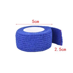Sportelastische tape voor vinger pols knie ondersteuning kleurrijke sport zelfklevende elastische bandafwikkelband sporten fixing vinger