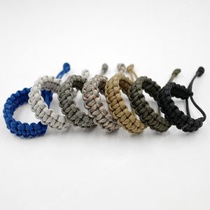 Men's Survival Paracord Adjustable Bracelet Handmade Braided Bracelet Camping HikingParacord Sports Entertainment